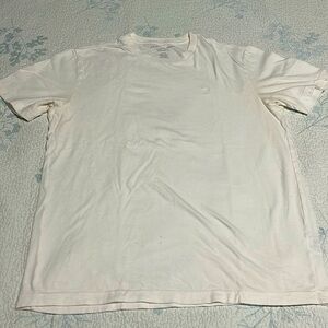American Eagle White Cotton T-Shirt For Men Size Medium
